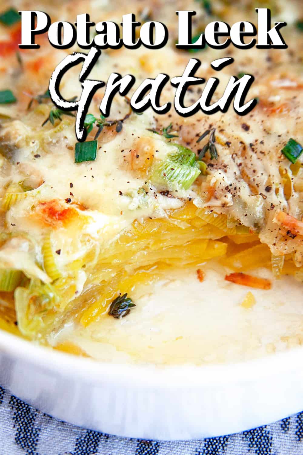 Potato Leek Gratin Pin.